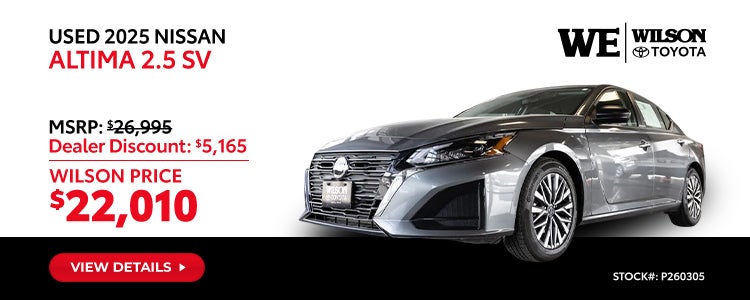 2025 Nissan Altima 2.5 SV